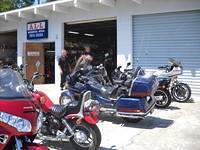 People stop by just to see the bikes that are there and talk